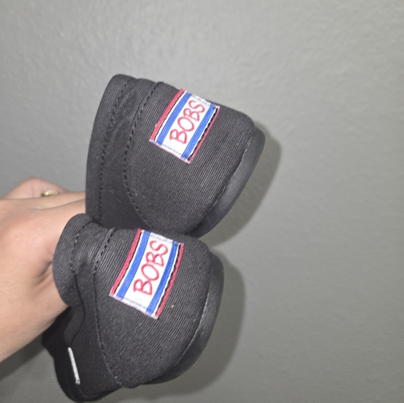 Sketchers Peace & Love Black Bobs Memory Foam Size 9 - Picture 6 of 13